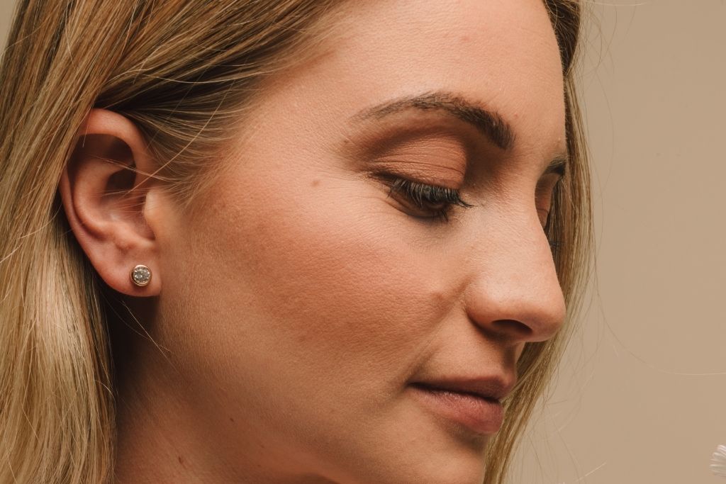 Aretes oro rosado Aurana JoyerÌ_a M̩xico