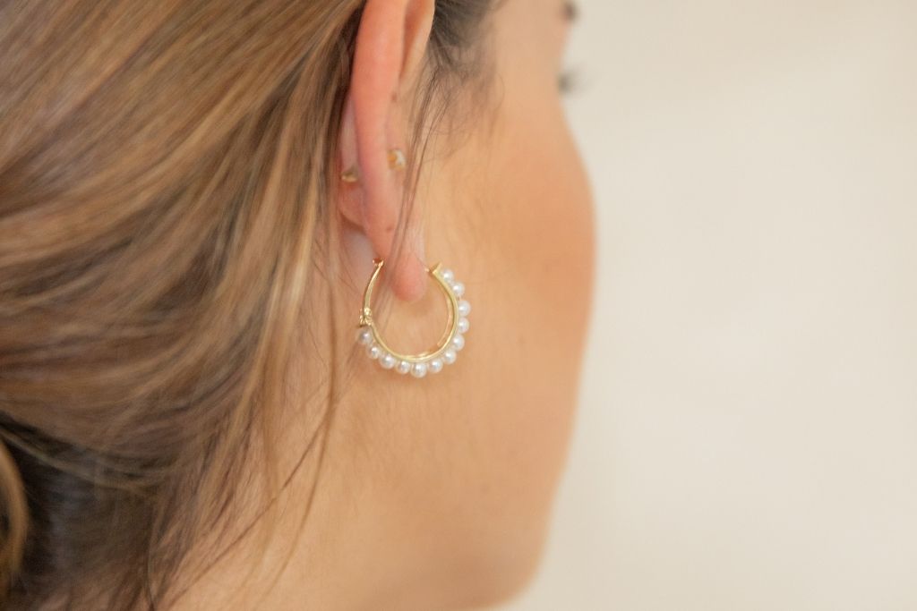 Arracadas de perlas Aurana JoyerÌ_a M̩xico