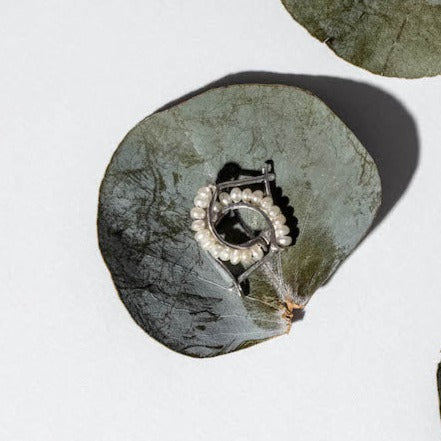 Arracadas de oro con perlas Aurana JoyerÌ_a