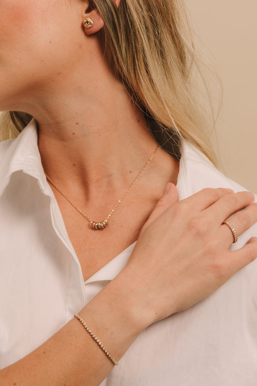Collar de aros oro Aurana JoyerÌ_a M̩xico