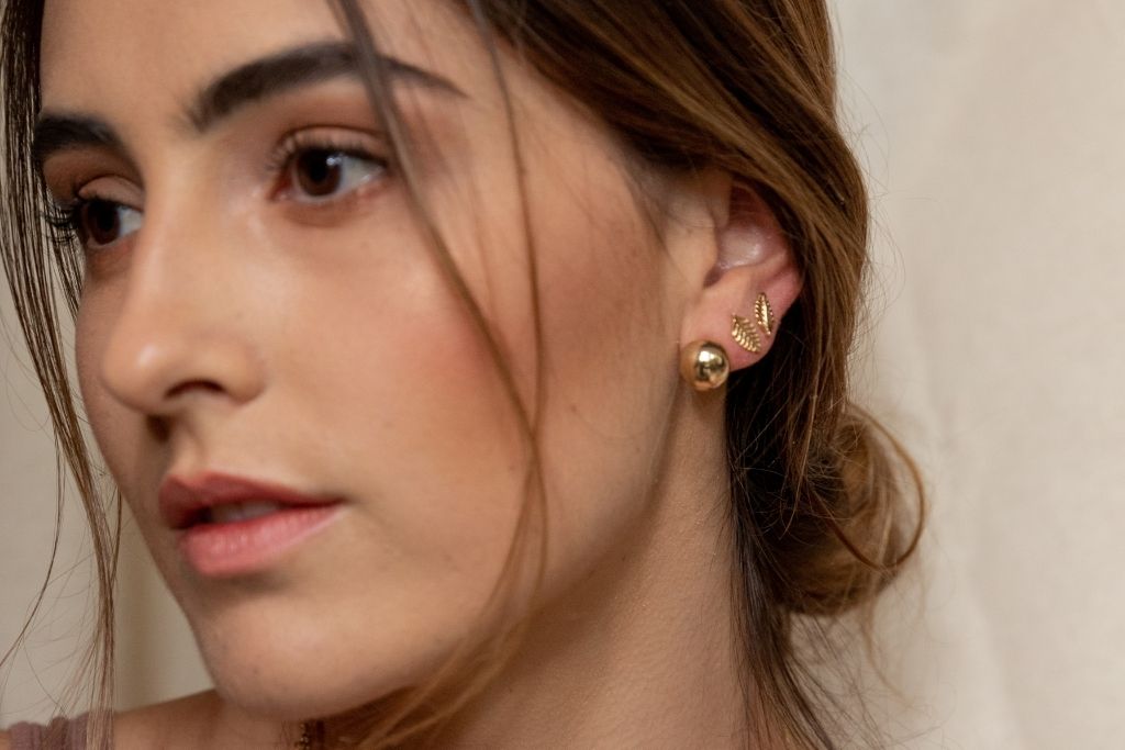 Piercings aretes oro Aurana JoyerÌ_a M̩xico