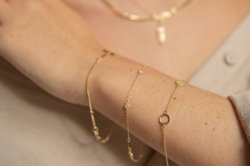 Pulsera de oro Aurana JoyerÌ_a M̩xico